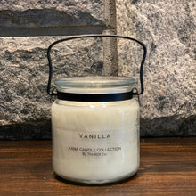  20oz KANA Candle - Vanilla Fragrance in glass jar with black handle - The Red Door Engraving Company Inc.