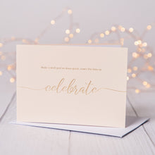  Celebrate Card - Blush - The Red Door Engraving Company Inc.