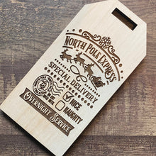 Christmas Gift Tags - Maple Wood with 5 options