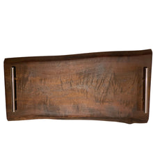  Roasted Maple Live Edge Charcuterie Board - 20" with Handles & Feet - The Red Door Engraving Company Inc.