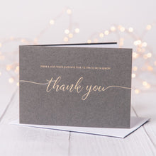  Thank You Card - Grey - The Red Door Engraving Company Inc.
