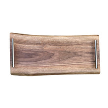 Walnut Live Edge Charcuterie Board - 20" with Handles and Feet - The Red Door Engraving Company Inc.