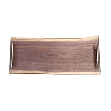  Walnut Live Edge Charcuterie Board - 24" with Handles & Feet - The Red Door Engraving Company Inc.