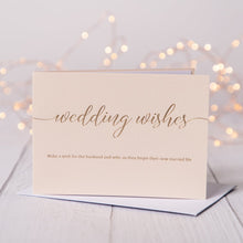  Wedding Wishes Card - Blush - The Red Door Engraving Company Inc.