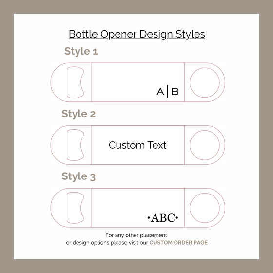 Leatherette Bottle Opener