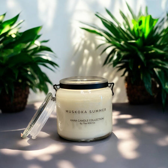 20oz KANA Candle Collection - Muskoka Summer - The Red Door Engraving Company Inc.