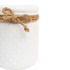 22oz White Hobnail Candle - Muskoka Pines - The Red Door Engraving Company Inc.