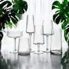 Personalized ribbed vented glasses – modern engraved drinkware for everyday use