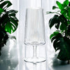 Personalized ribbed vented optic all purpose glass – modern engraved drinkware for everyday use