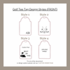 Leatherette Golf Tag