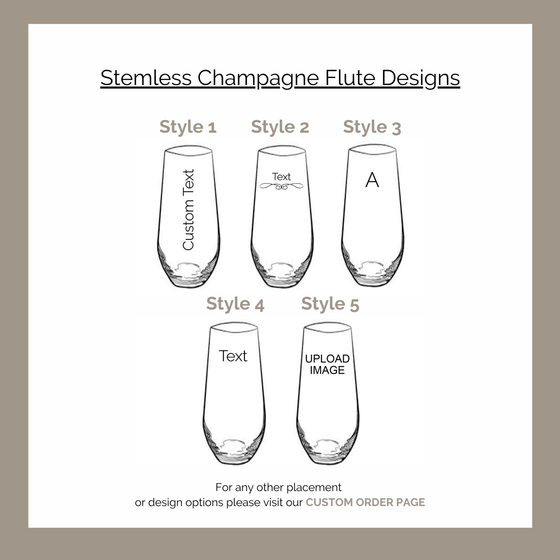 Champagne Flute - Stemless 7.8oz