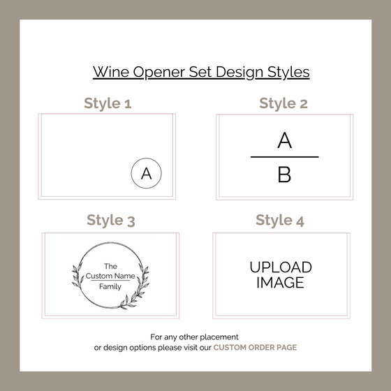 Leatherette Wine Opener Set
