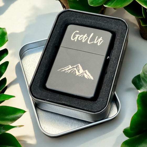 Candle Lighter and Tin - The Red Door Engraving Company Inc.