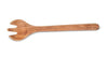 Rustic Acacia wood fork salad server utensils set
