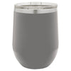 Personalized Laser Engraved Grey 12oz Stemless Polar Camel Wine Tumbler