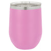 Personalized Laser Engraved Light Purple 12oz Stemless Polar Camel Wine Tumbler 