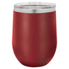 Personalized Laser Engraved Maroon 12oz Stemless Polar Camel Wine Tumbler