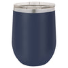 Personalized Laser Engraved Navy 12oz Stemless Polar Camel Wine Tumbler 