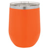 Personalized Laser Engraved Orange 12oz Stemless Polar Camel Wine Tumbler 