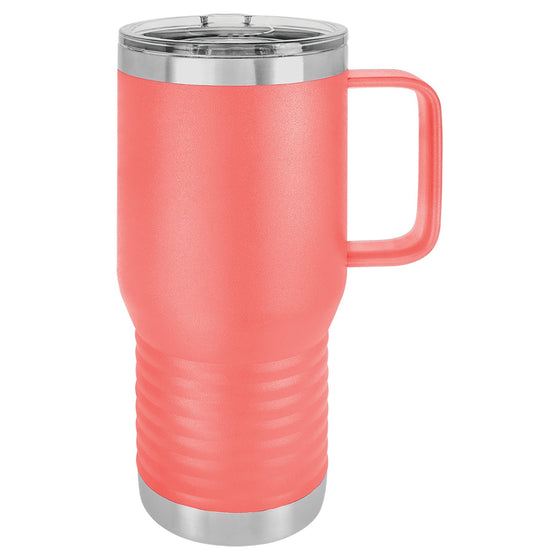 Personalized Laser Engraved 20oz Polar Camel Mug Coral - The Red Door Engraving Company Inc.