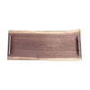 Personalized walnut live edge charcuterie board with handles and feet – 24 inch rustic style