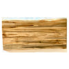 Personalized maple live edge cutting board – 22 to 24 inch rustic style