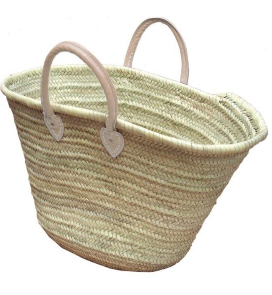 Market Bag - Natural Leather Handle