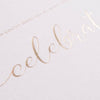 Celebrate Card - Blush - The Red Door Engraving Company Inc.
