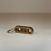 Cherry Wood Cut-Out Keychains Shed - The Red Door Engraving Company Inc.