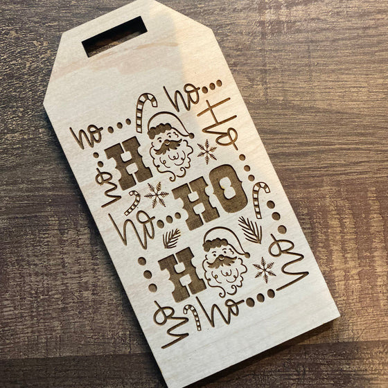 Christmas Gift Tags - Maple Wood with 5 options