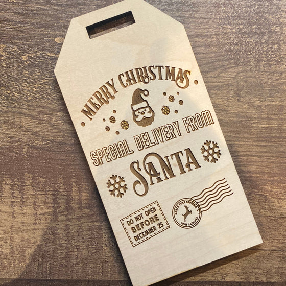 Christmas Gift Tags - Maple Wood with 5 options