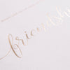 Friendship Card - Blush - The Red Door Engraving Company Inc.