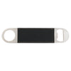 Leatherette Bottle Opener Black w/ Gold - The Red Door Engraving Company Inc.