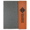 Leatherette & Canvas Notepad Portfolio - The Red Door Engraving Company Inc.