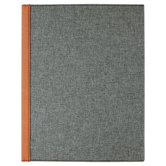 Leatherette & Canvas Notepad Portfolio - The Red Door Engraving Company Inc.