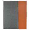 Leatherette & Canvas Notepad Portfolio Brown - The Red Door Engraving Company Inc.
