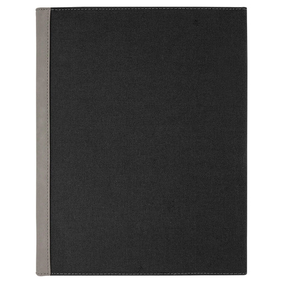 Leatherette & Canvas Notepad Portfolio - The Red Door Engraving Company Inc.
