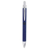 Leatherette Pen Navy Blue with Black - The Red Door Engraving Company Inc.
