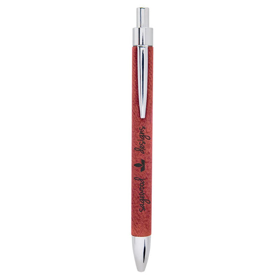 Leatherette Pen Rose - The Red Door Engraving Company Inc.