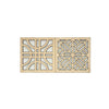 Maple Square Geo Wood Coasters - Set of 2 Set B - The Red Door Engraving Company Inc.