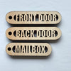 Maple Wood Cut-Out Keychains