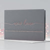 New Home Card – Grey with Rose Gold Foil
