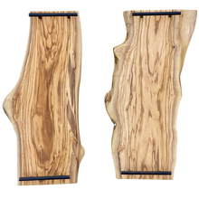  Olivewood Live Edge Charcuterie Board - 24" with Handles & Feet - The Red Door Engraving Company Inc.