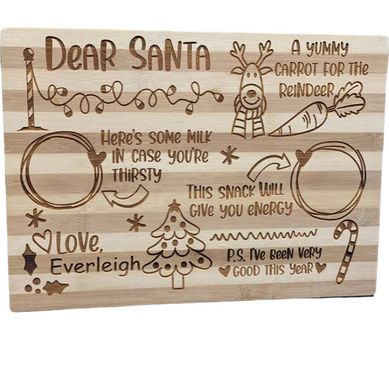Santa Tray - The Red Door Engraving Company Inc.